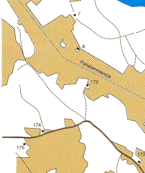 Hiitolan keskustan seutu (karttaruutu A2)
