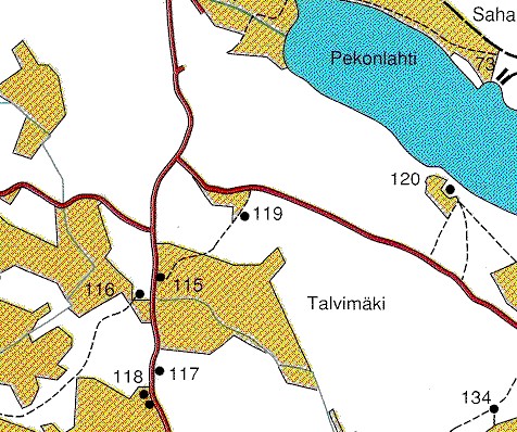 Kylälahti-Tiurulan seutu (karttaruutu A3)